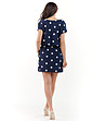 Тъмносиня рокля на бели точки Nova-1 снимка