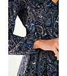 Синя роля с пейсли принт Veronique-4 снимка