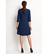 Тъмносиня елегантна рокля Amie-1 снимка