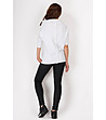 Дамска бяла памучна блуза Carlie-1 снимка