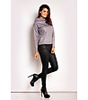 Сива дамска блуза Tania-3 снимка