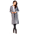 Дамско палто в сиви нюанси Adelisa-3 снимка