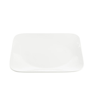 Чиния за основно Corinna 25.5x25.5см в бяло снимка