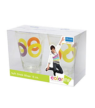 Комплект от 2 броя чаши за вода Ocean 435мл снимка