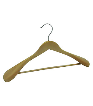 Закачалка за дрехи в бежово снимка