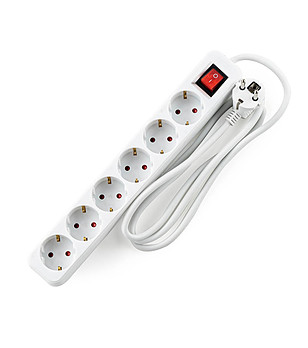 Удължител разклонител с 6 гнезда снимка