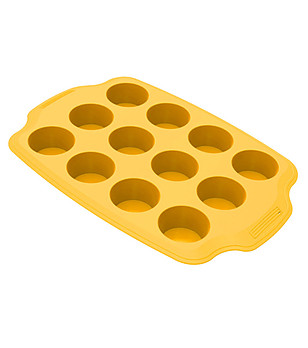 Силиконова форма за мъфини  12бр 20x30x2.5 см снимка