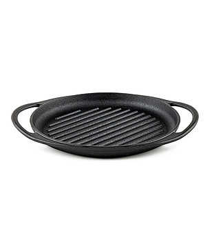 Грил плоча от чугун 32x25.5x2.5 см снимка