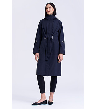 Дамско яке в тъмносин нюанс снимка