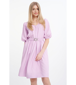 Рокля в лавандулов нюанс Sana снимка