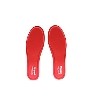 Червени стелки за обувки с мемори гел 42-44 номер снимка