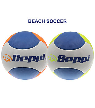 Tопка за плажен футбол в неоновооранжево и тъмносиньо Beppi снимка