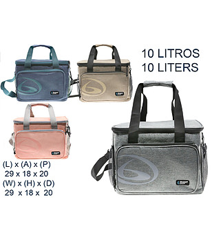 Тъмносиня термо чанта 10 литра снимка