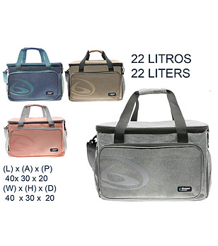 Термо чанта в цвят корал 22 литра снимка