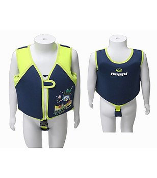 Тъмносиня жилетка за плуване за деца от 1 до 6 години снимка