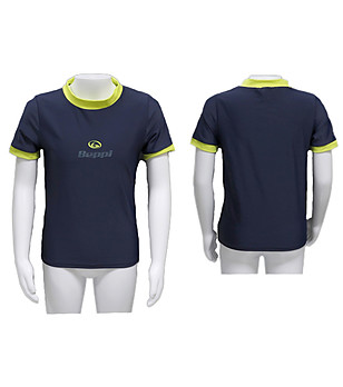 Тъмносиньо детско горнище на бански-тениска снимка