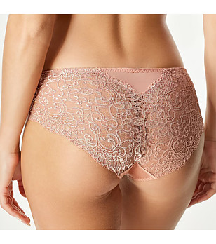 Бикини с дантела в цвят праскова Viktoria снимка