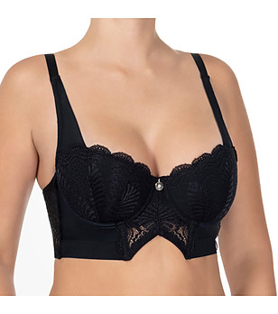 Сутиен с повдигащ ефект в черно Matilda снимка