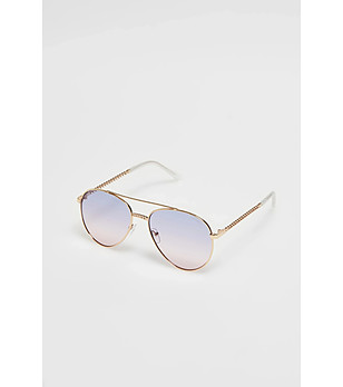 Розовозлатисти дамски слънчеви очила снимка