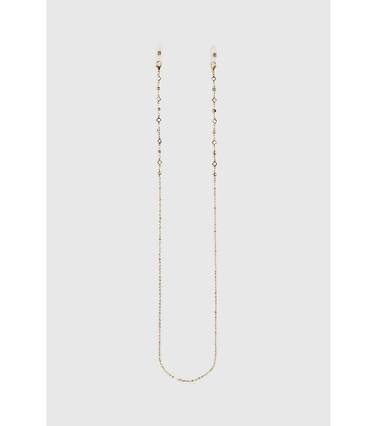 Златиста верижка за очила снимка