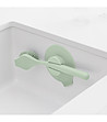 Четка за съдове Brabantia SinkSide Jade Green, вакуумна закачалка-3 снимка