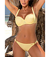 Жълт Push up бански от две части Kamilla-3 снимка