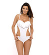 Бял цял бански трикини Belinda-2 снимка
