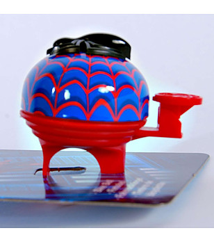 Звънец за детски велосипед 3D Спайдърмен снимка