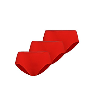 Комплект от 3 броя червени бикини Classico  снимка