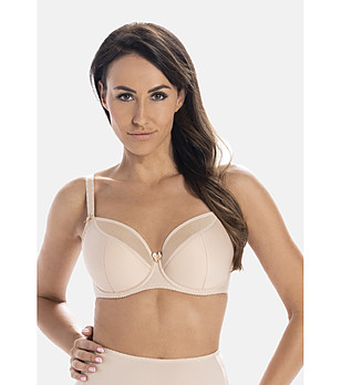 Бежов сутиен с полумеки чашки Inga снимка