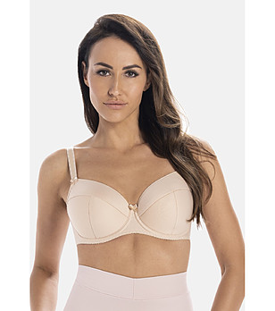 Бежов сутиен с подплатени чашки Rimma снимка