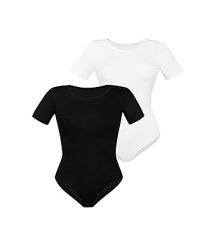 Комплект от боди в черно и бяло Shirty  снимка