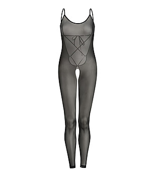 Черно еротично мрежесто боди Sandy снимка