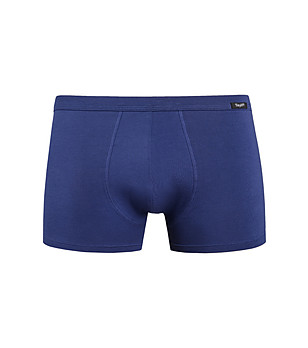 Тъмносини памучни мъжки боксерки снимка