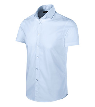 Светлосиня мъжка риза Lui снимка