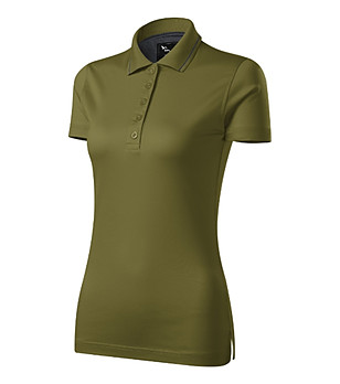 Дамска блуза в цвят каки от мерсеризиран памук Reima снимка