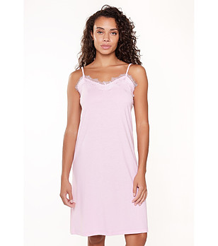 Розова нощница с презрамки снимка