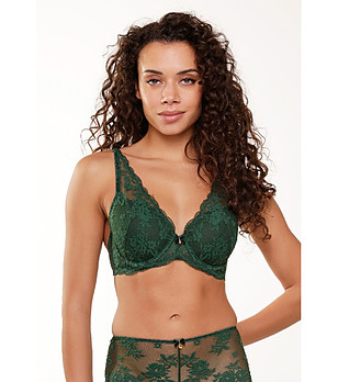 Тъмнозелен сутиен бралет снимка