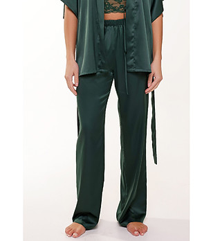 Тъмнозелено долнище на пижама снимка