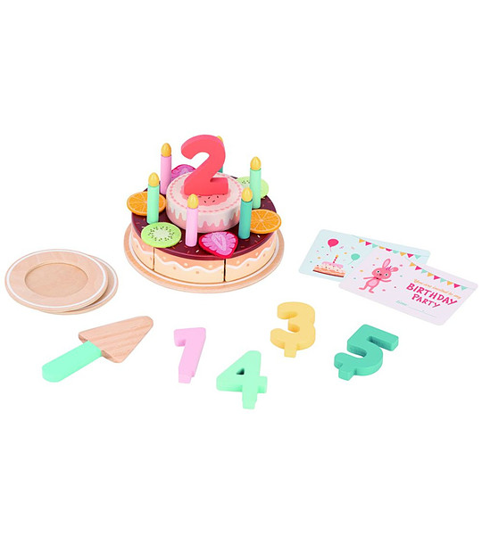 Дървена торта за Рожден ден снимка