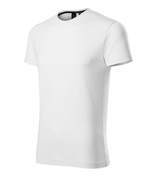 Памучна мъжка бяла тениска Tino снимка