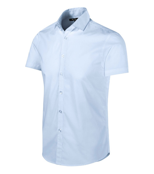 Светлосиня мъжка риза Lui снимка