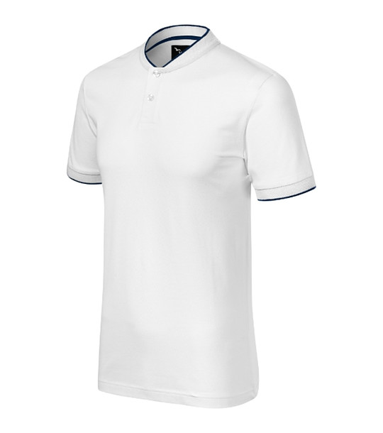 Бяла памучна мъжка блуза Rum снимка