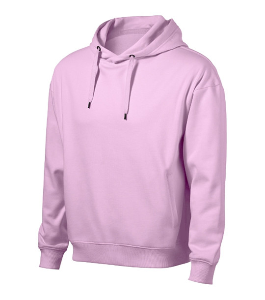 Памучен мъжки суитшърт в цвят орхидея Hans снимка