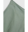 Дамски панталон в цвят маслина-4 снимка