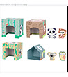 Картонени кубчета с дървени животни-2 снимка