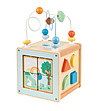 Дървен дидактически куб Вълшебна гора-1 снимка
