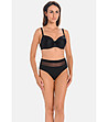 Комплект от 3 броя памучни бикини в черно Vera -3 снимка
