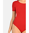 Червено боди с къс ръкав Shirty-2 снимка