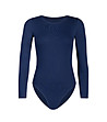Тъмносиньо боди с дълъг ръкав Marisa-4 снимка